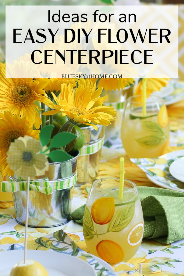 How to Make an Easy DIY Flower Centerpiece