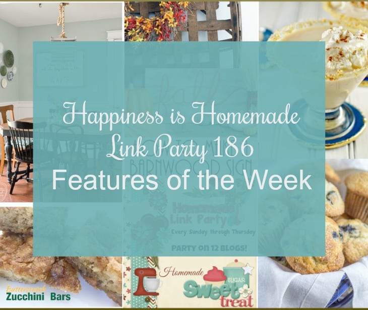 Happiness is Homemade Link Party 186