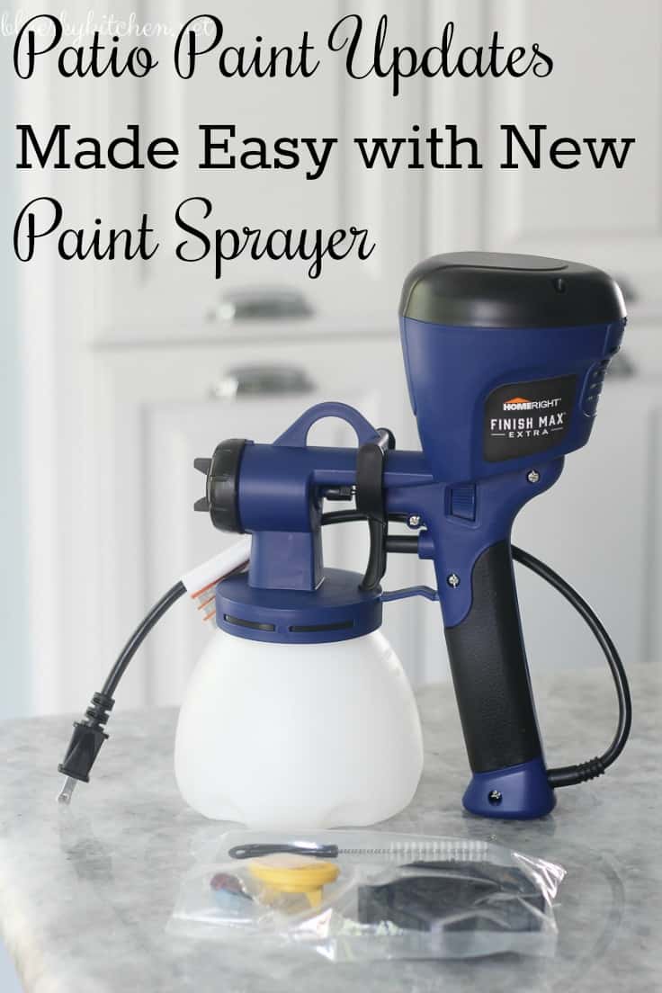 Patio Paint Updates Made Easy with Paint Sprayer