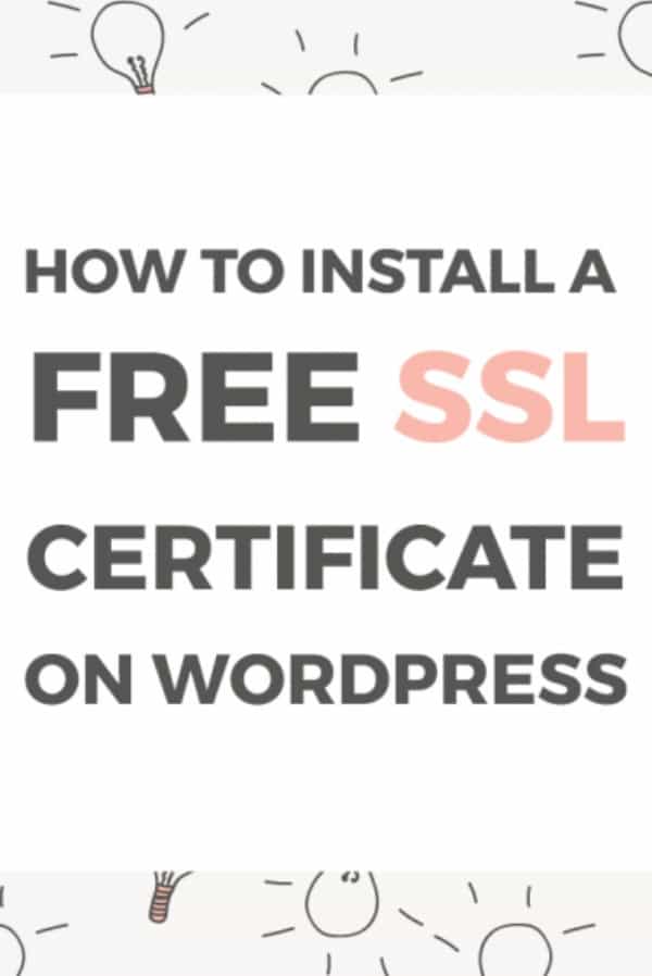 free SSL certificate