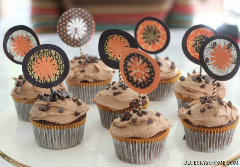 Halloween Cupcake Toppers