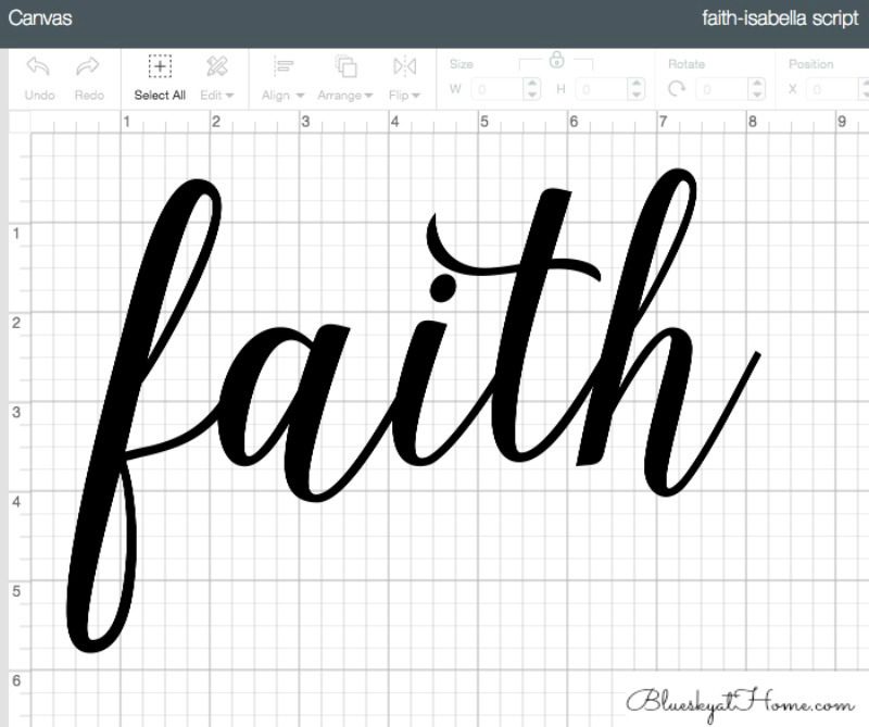 faith stencil