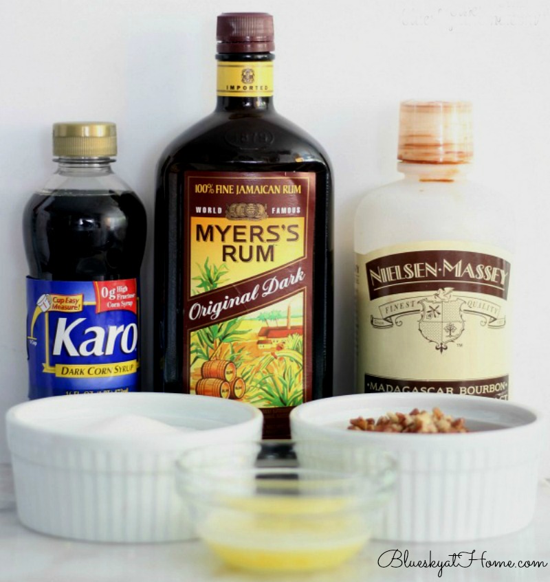 pecan rum tart ingredients