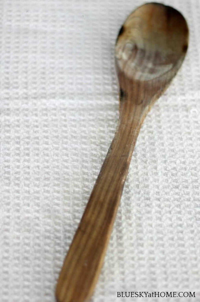 wood soup spoon