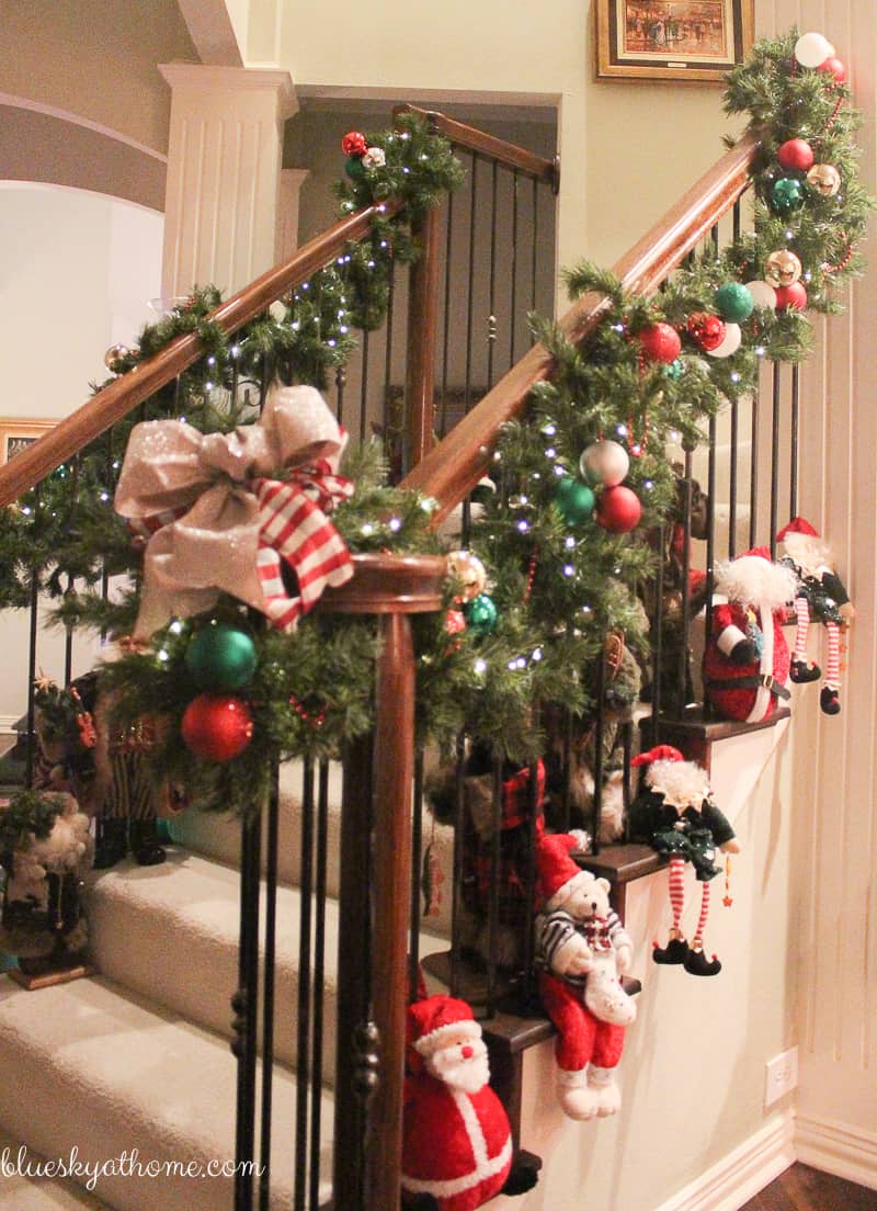 Welcome to our Home for the Holidays. From the front door to the entry to the staircase, we're ready to have you visit our home. BlueskyatHome.com