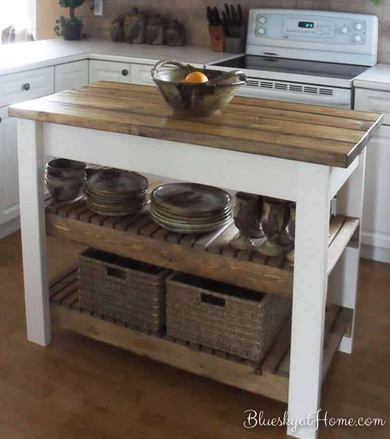 How to Turn a Console Table into a Kitchen Island