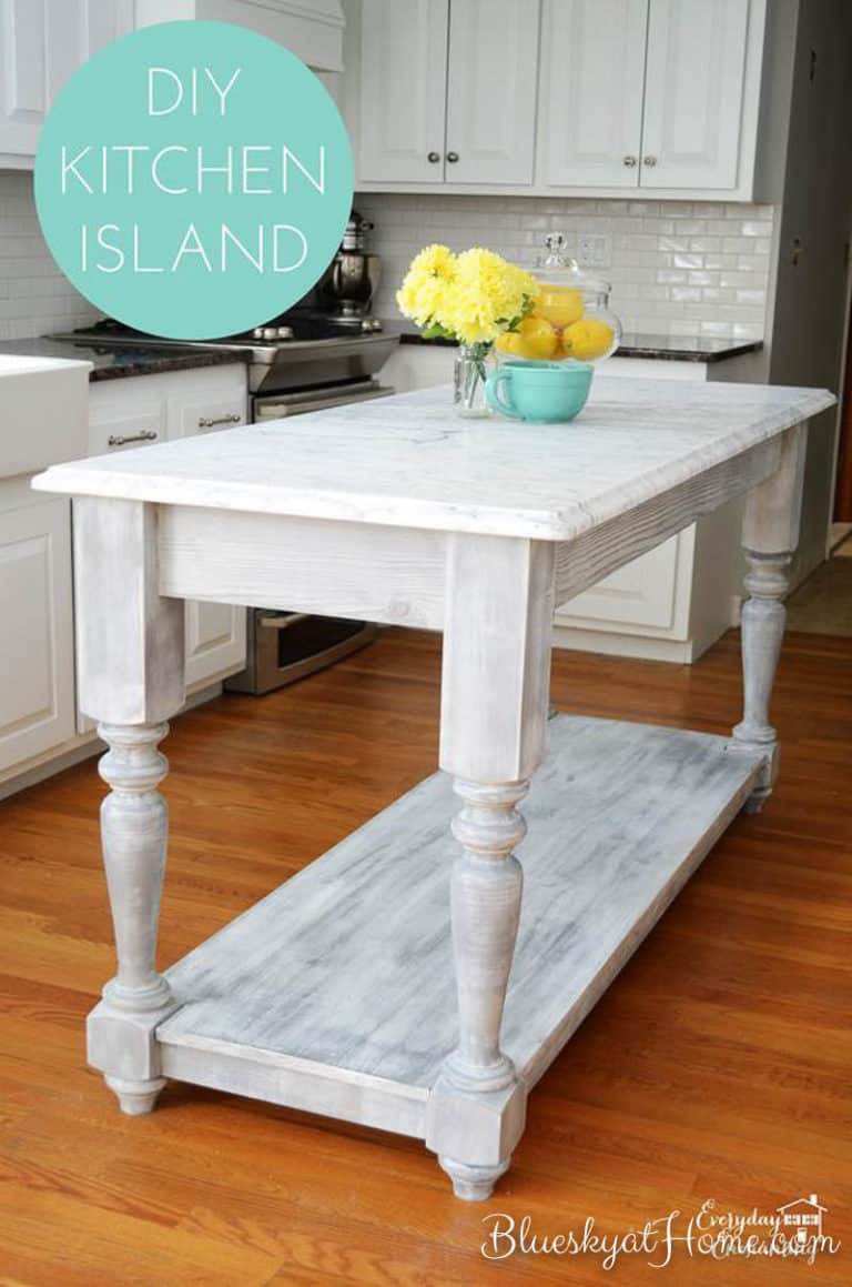 How to Turn a Console Table into a Kitchen Island Bluesky at Home