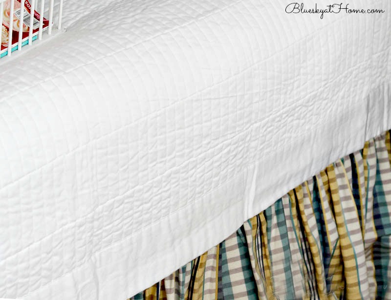 white coverlet