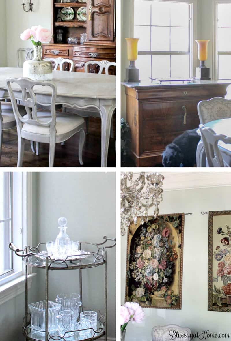 How To Prepare For A Dining Room Makeover. It's time to give our dining room a new, fresh look. ANy makeover begins with a plan and I'm sharing my plan for new color, window treatments and accessories as the first step in this One Room Challenge makeover. BlueskyatHome.com