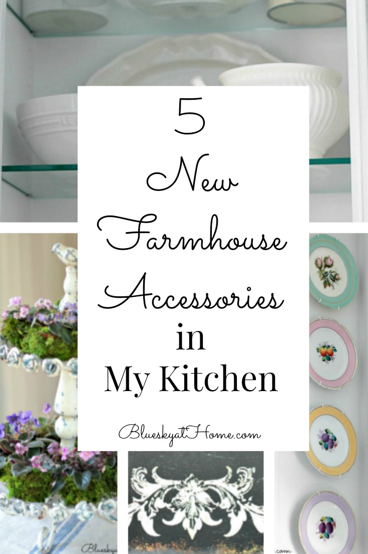 5 New Farmhouse Accessories in My Kitchen