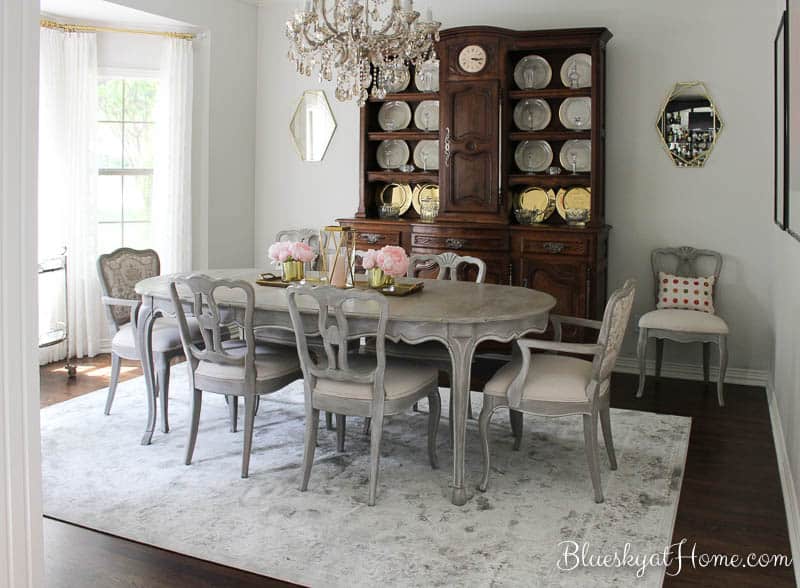 How To Paint A Vintage Dining Table Bluesky At Home
