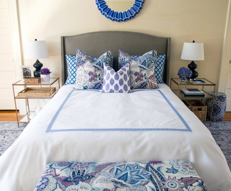 5 Beautiful Bedroom Makeovers ~ A ORC Round~Up. Creativity inspires gorgeous bedroom ideas. BlueskyatHome.com #bedroommakeovers #bedrooms #bedroomideas