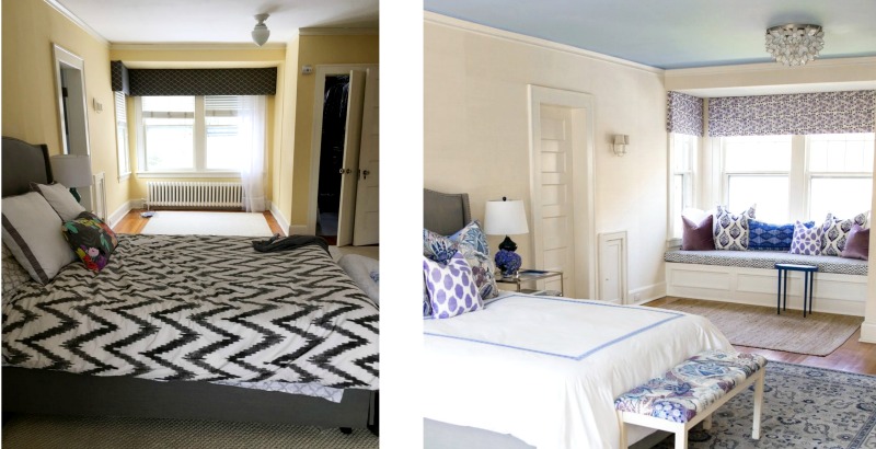 5 Beautiful Bedroom Makeovers ~ A ORC Round~Up. Creativity inspires gorgeous bedroom ideas. BlueskyatHome.com #bedroommakeovers #bedrooms #bedroomideas