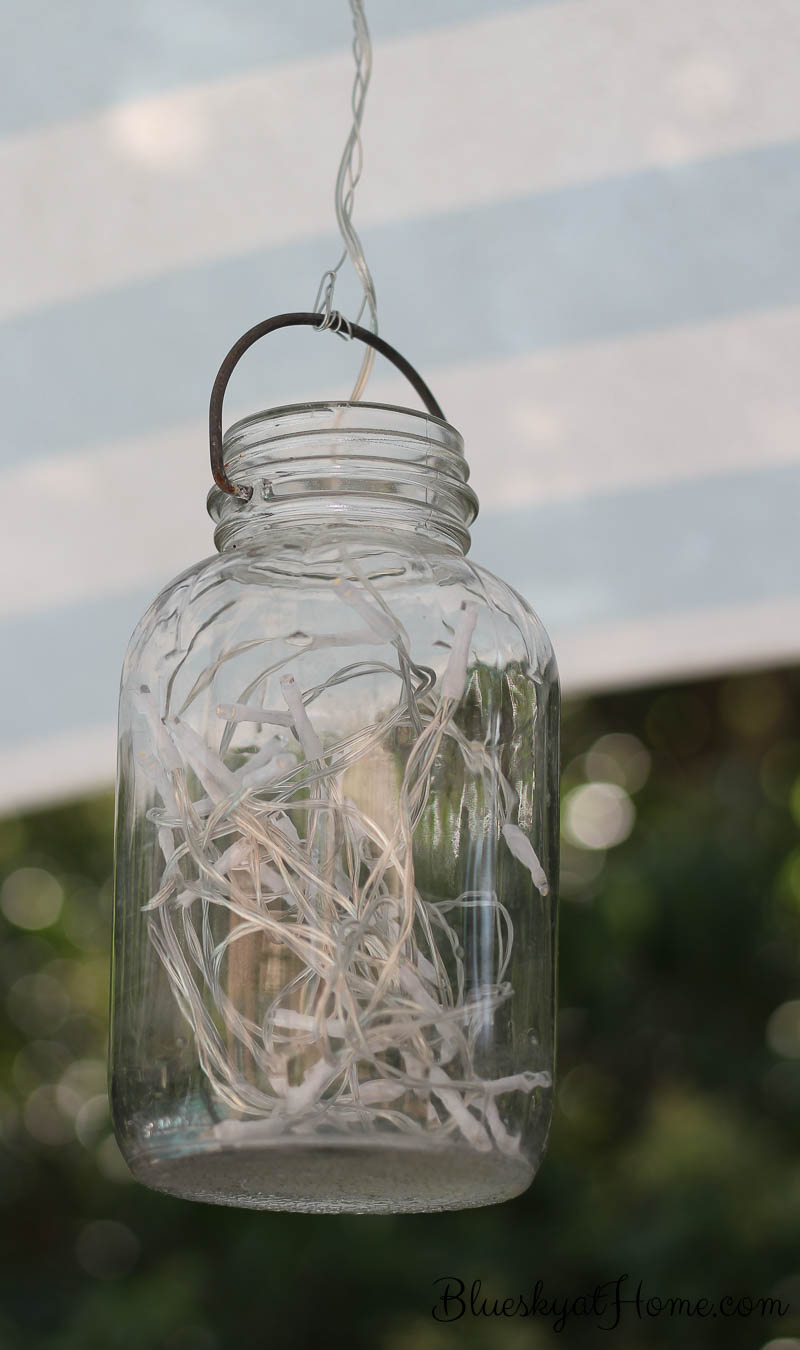 mason jars outdoor lighting 