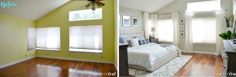 5 Beautiful Bedroom Makeovers ~ A ORC Round~Up. Creativity inspires gorgeous bedroom ideas. BlueskyatHome.com #bedroommakeovers #bedrooms #bedroomideas