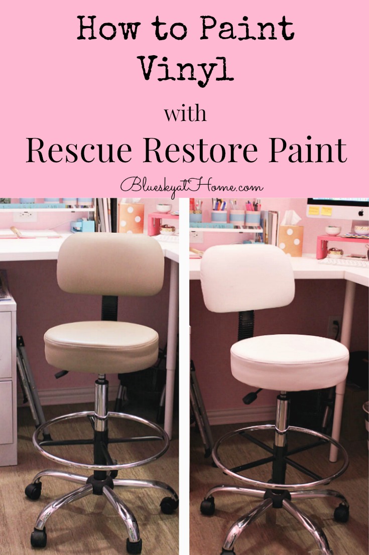 How to Paint Vinyl with Rescue Restore Paint