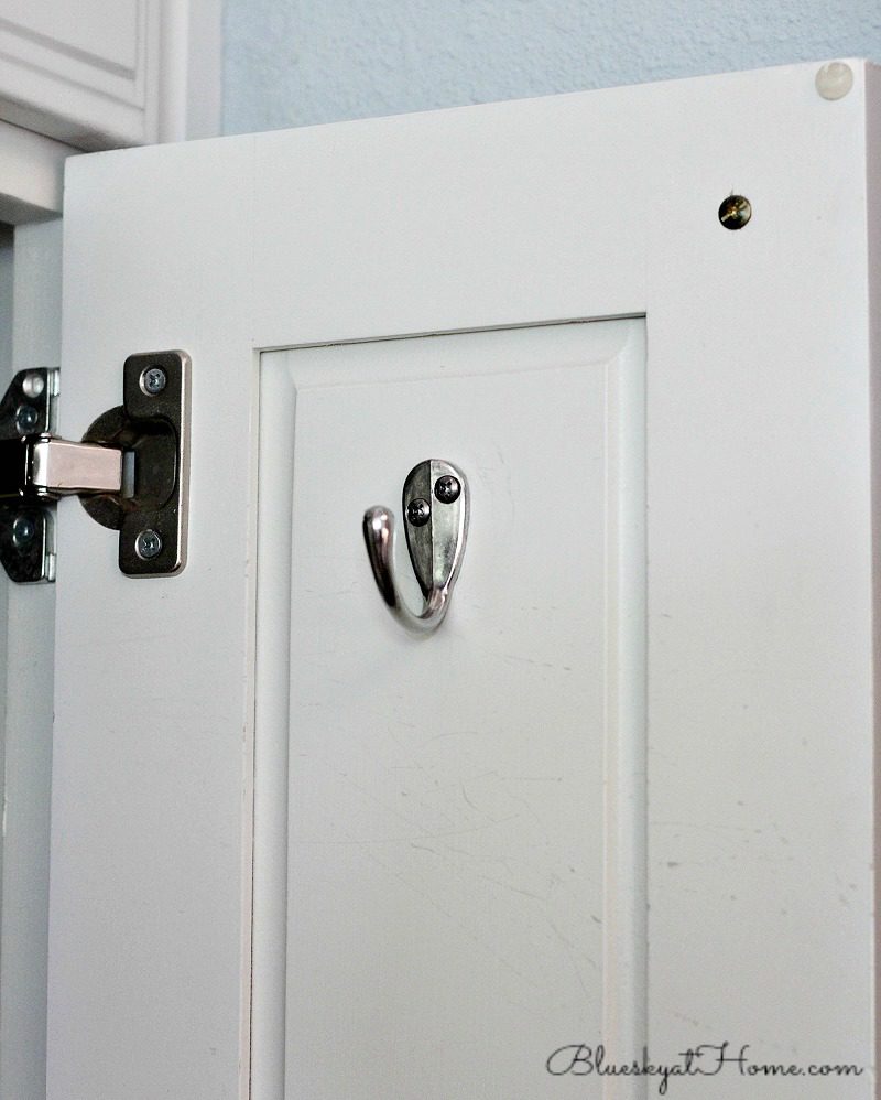 hook on inside of pantry door