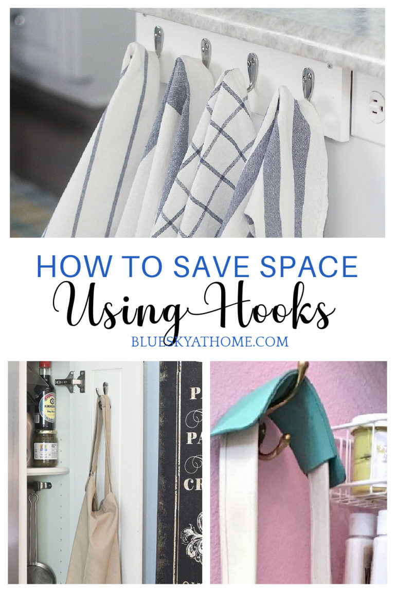 5 Easy Inexpensive Ways to Save Space Using Hooks