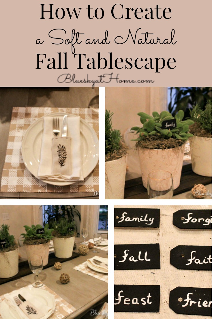 How to Create a Natural Fall Tablescape