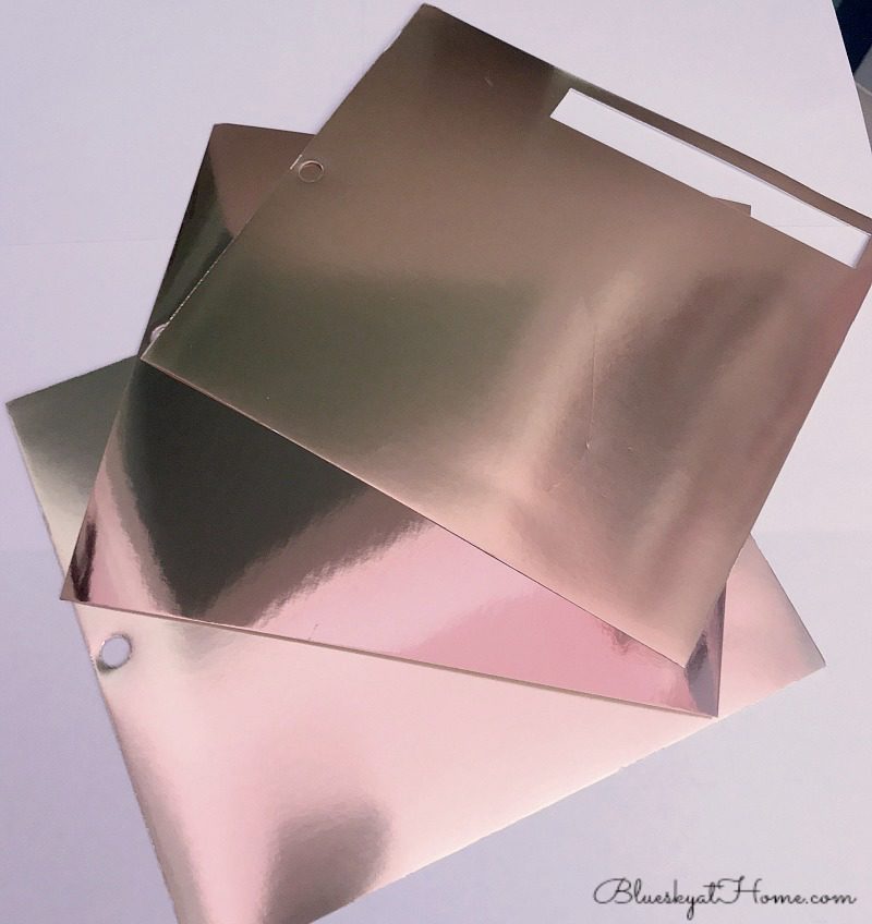 metallic cardstock