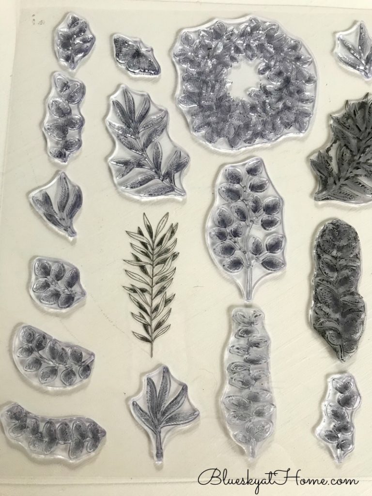 foliage stamp sheet A Maker's Studio