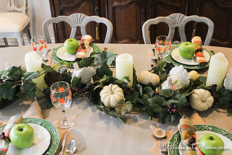 Thanksgiving place setting