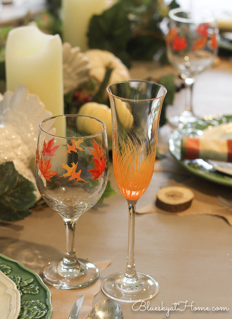 Thanksgiving glasses