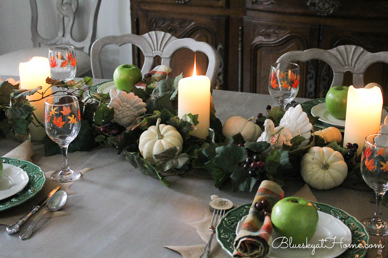 Thanksgiving place setting