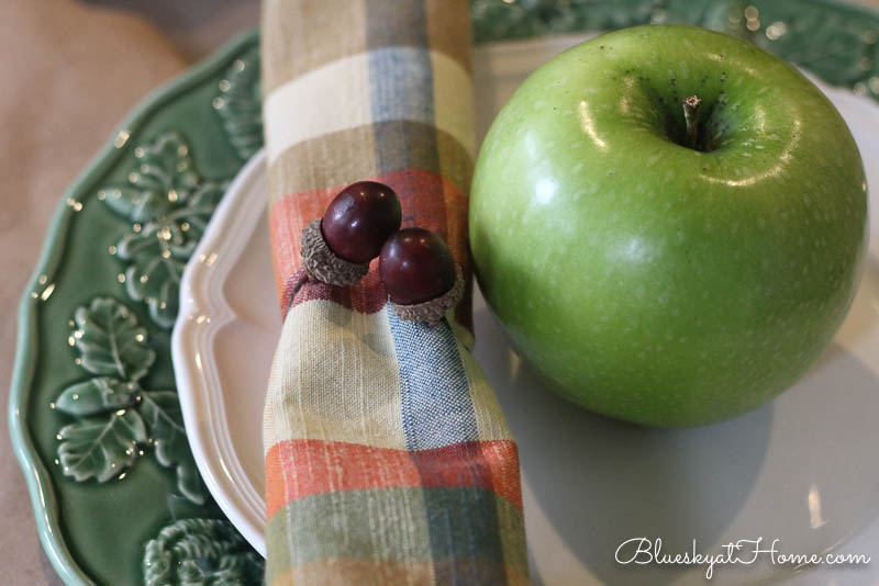 Thanksgiving place setting