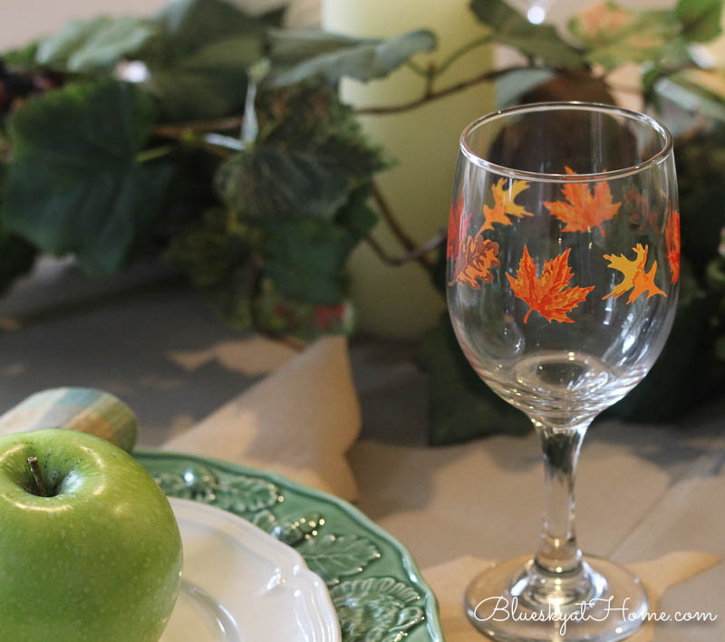 Thanksgiving place setting