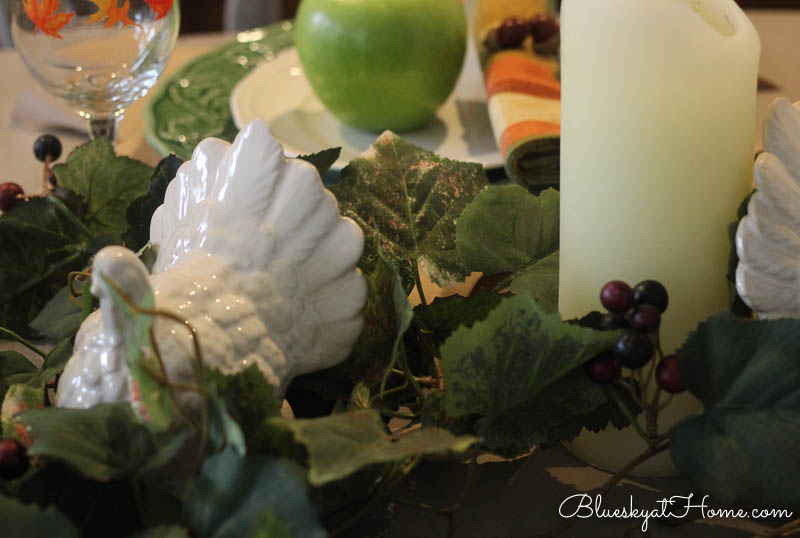 Thanksgiving place setting