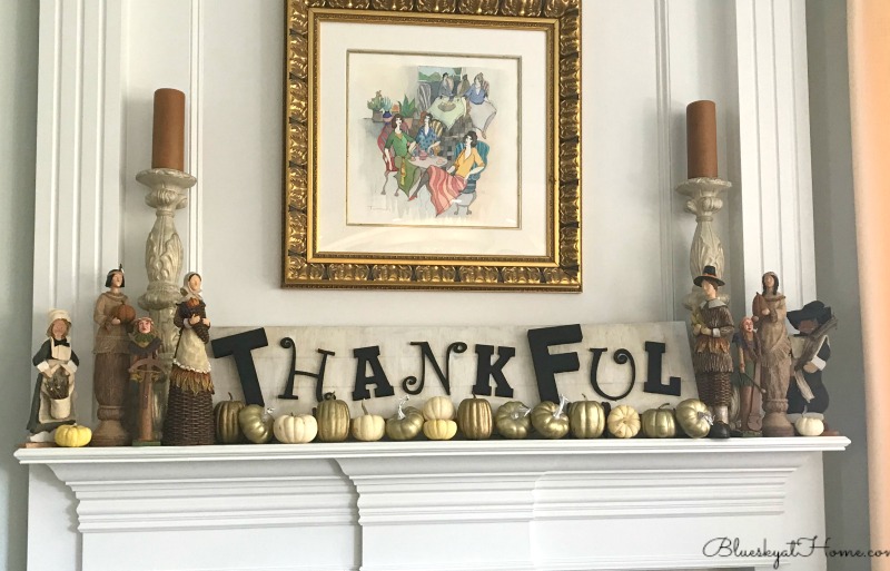 Old and New Thanksgiving Decorations