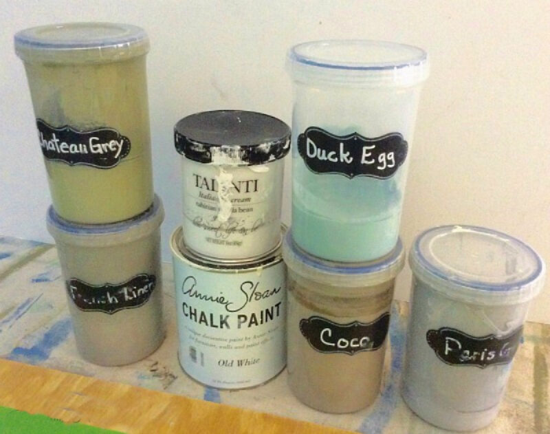 jars of paint