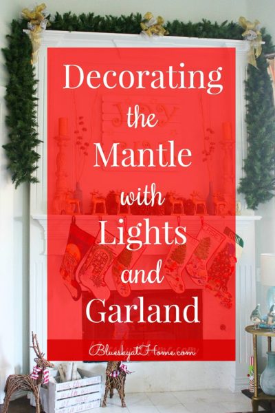Christmas mantle graphic