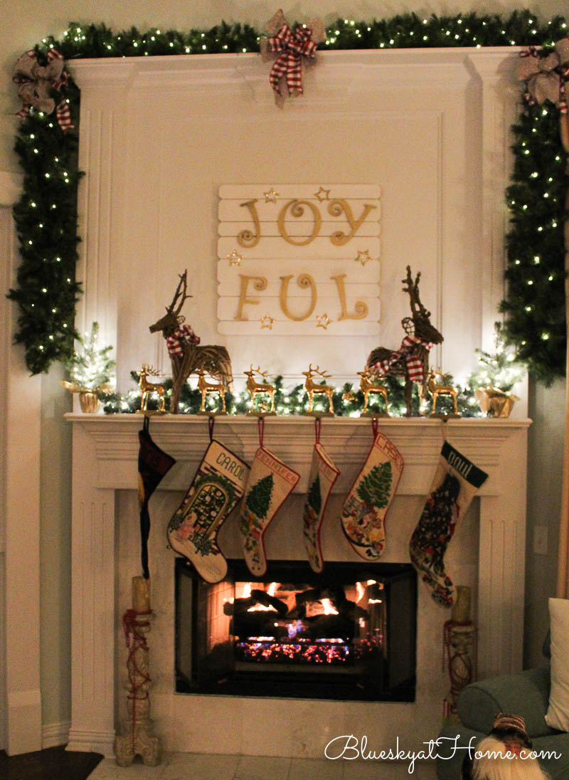 Update a Christmas Mantle