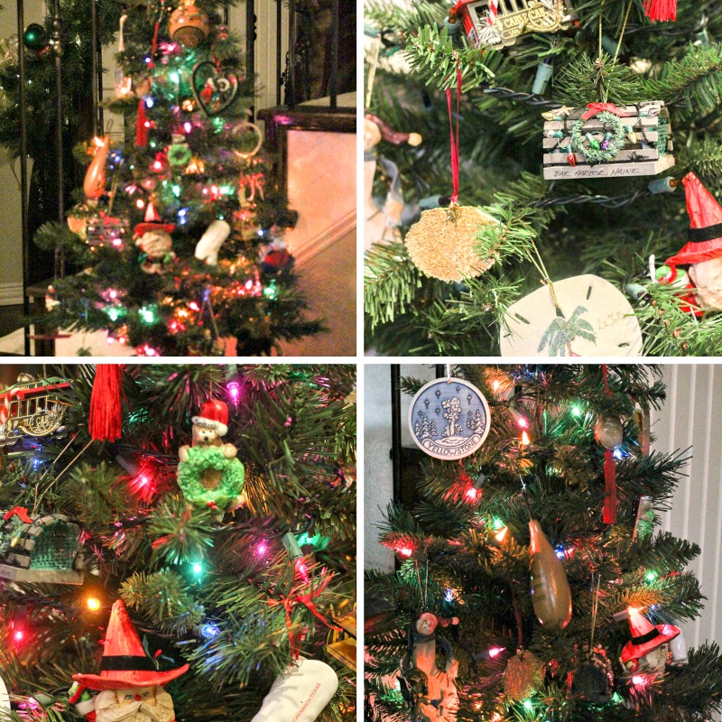 Christmas tree collage