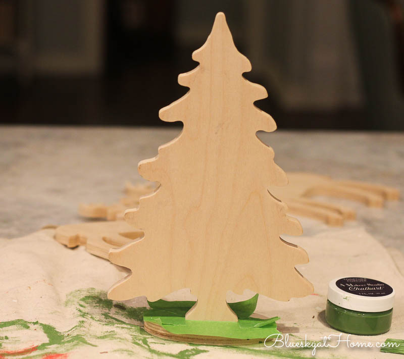 Reindeer and Christmas Tree DIy Project