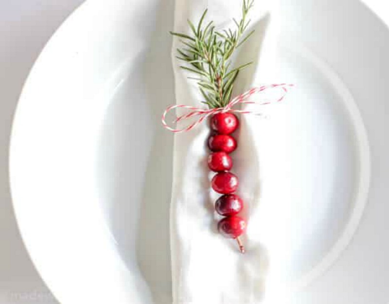 christmas napkin decorations