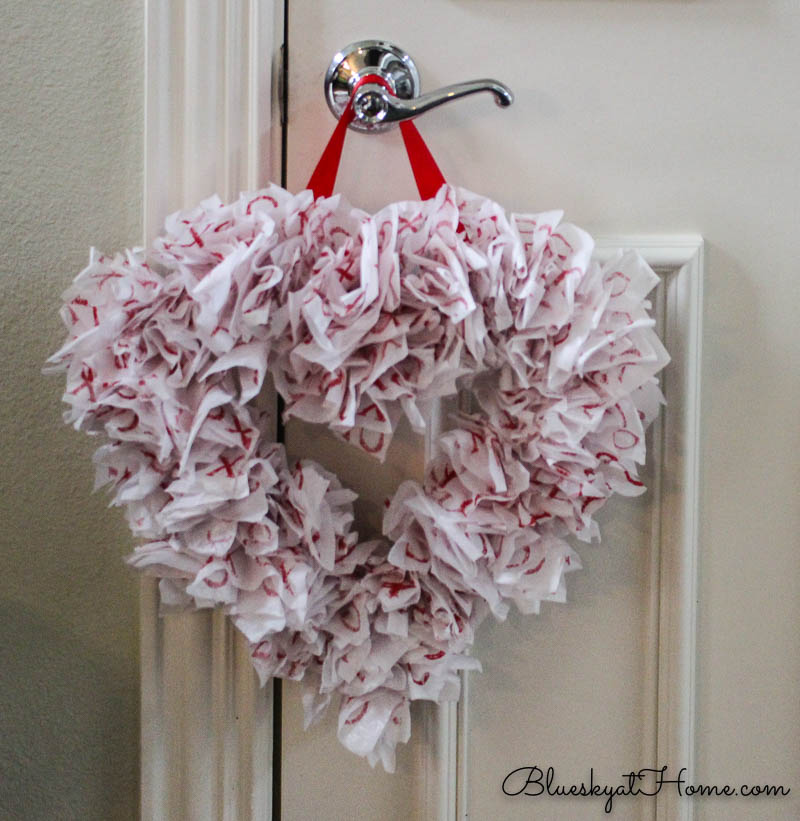 Easy DIY Valentine Wreath - Painting by the Penny