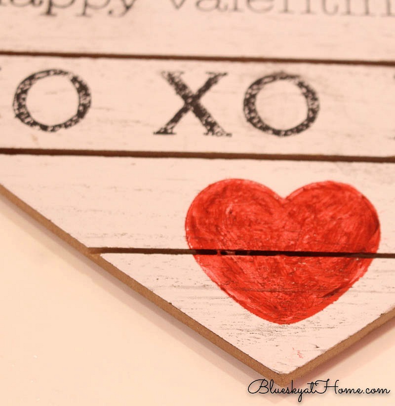 DIY Valentine Heart Sign