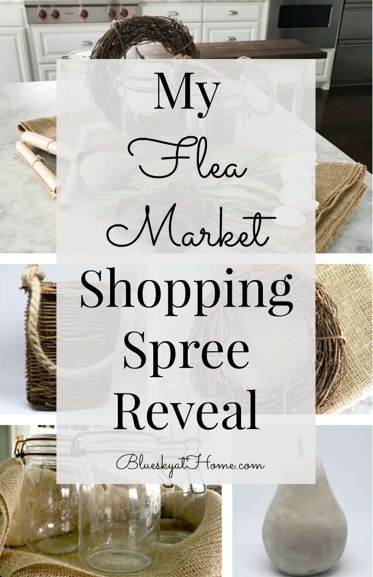 flea market shopping spree reveal graphic