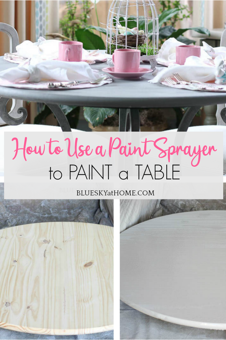 How to Use a Paint Sprayer to Paint a Table