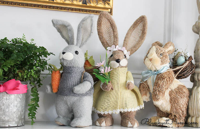 How to Use Bunnies in Your Pretty Easter Decor