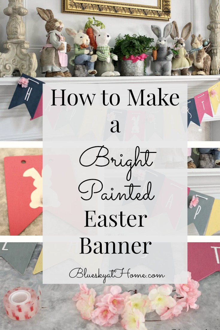 How to Make a Bright Painted Easter Banner
