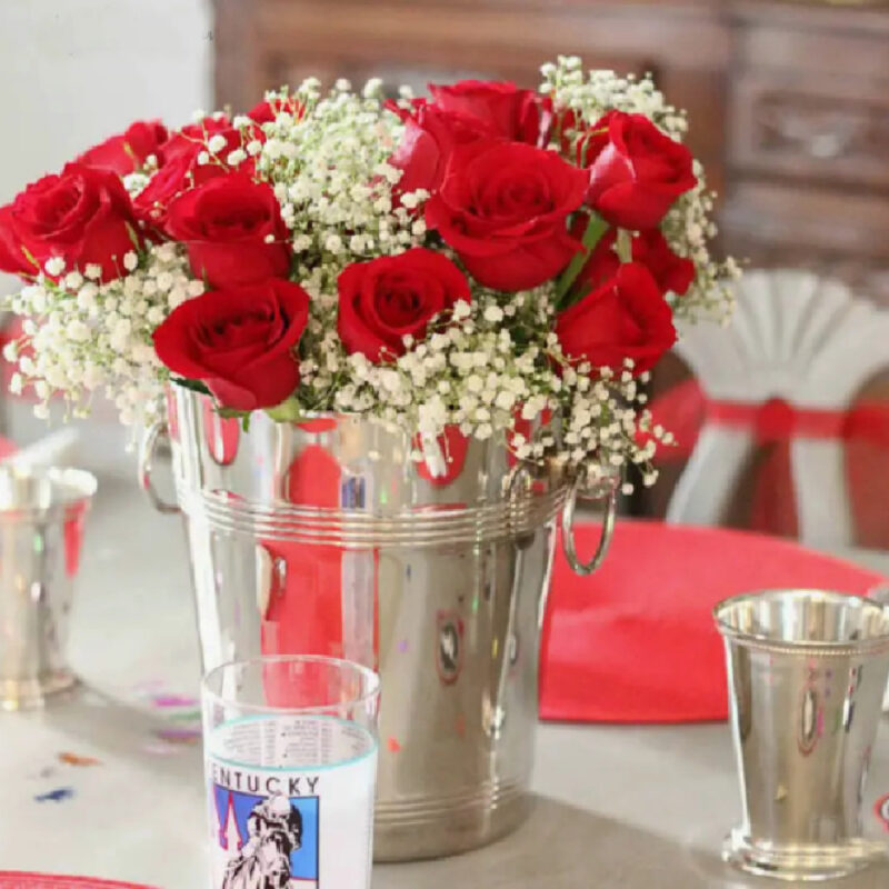 Kentucky Derby centerpiece