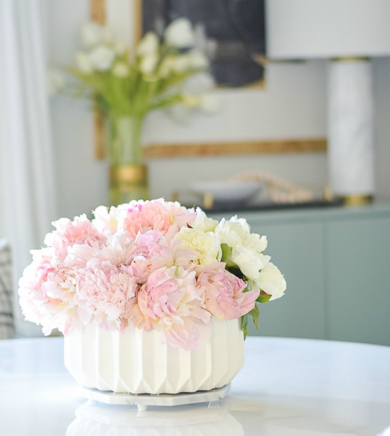 How to Decorate with Faux Flowers - Clean and Scentsible