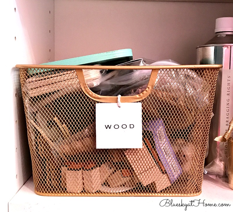 basket of wood products
