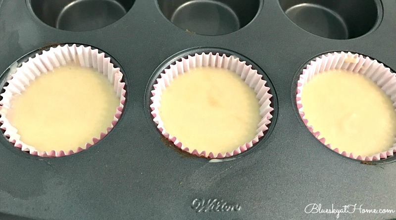 Easter cupcakes in pan