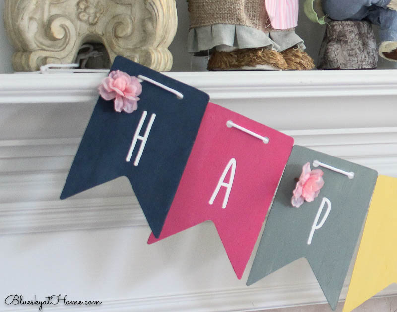 How to Make an Bright Painted Easter Banner