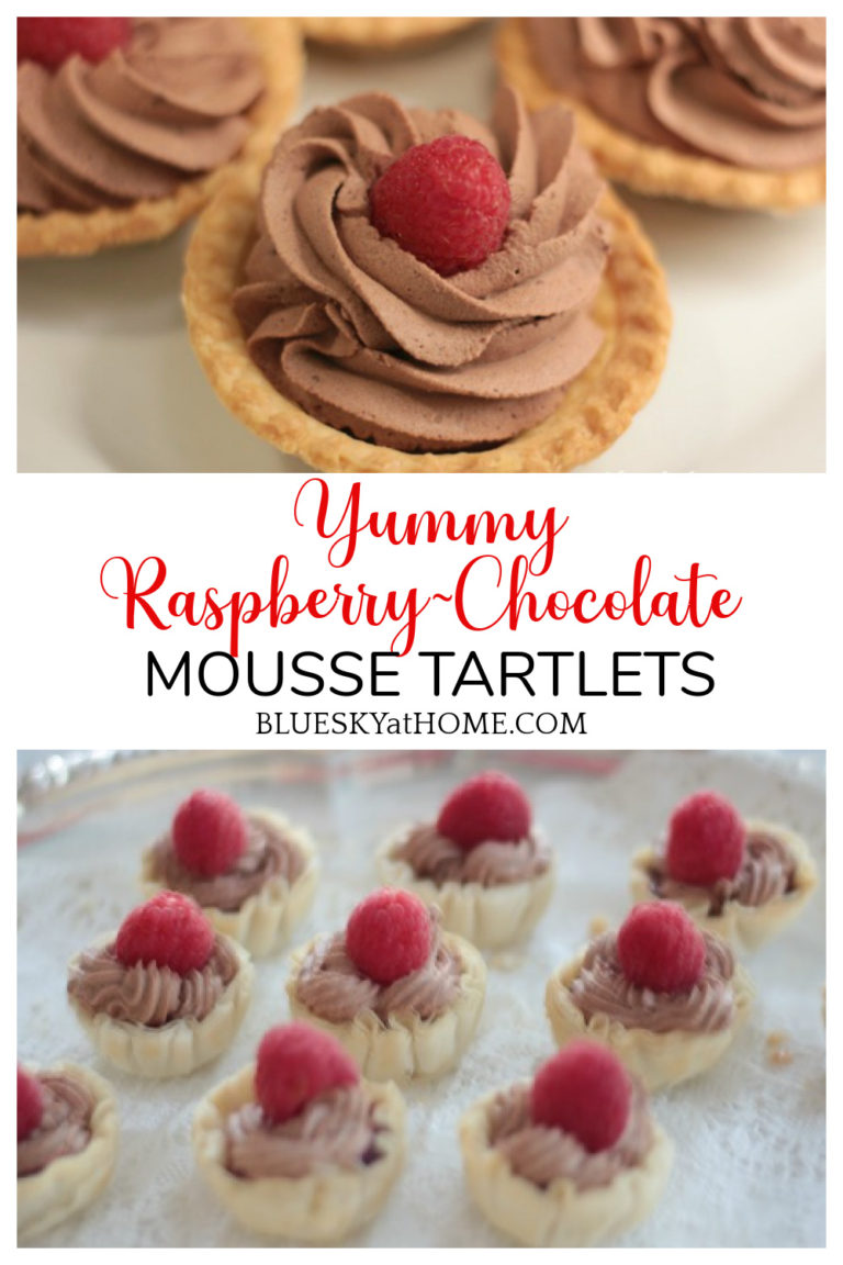 Yummy Raspberry Chocolate Tartlets